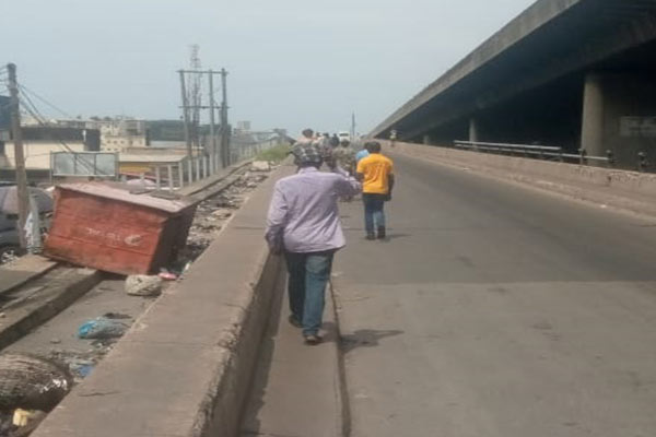 Hundreds Trek Kilometers In Apapa, As Major Motorcycles Parks Deserted