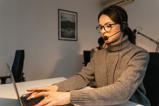 Woman on laptop