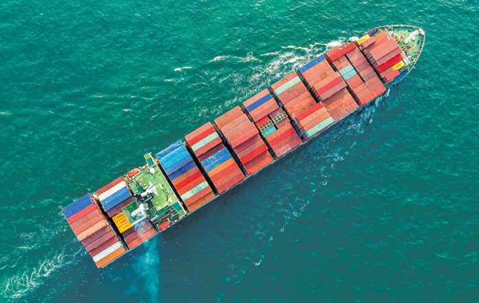 cargo ship container supply chain