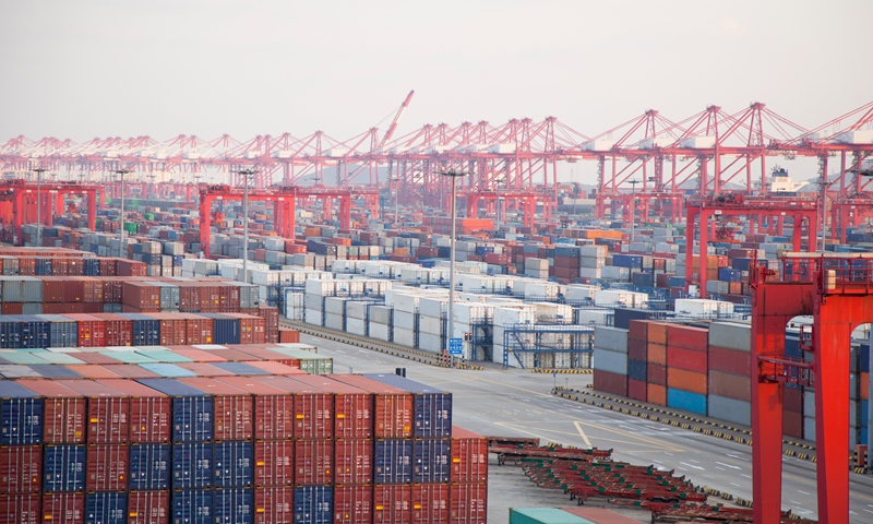 The Ningbo-Zhoushan Port in East China's Zhejiang Province Photo: VCG