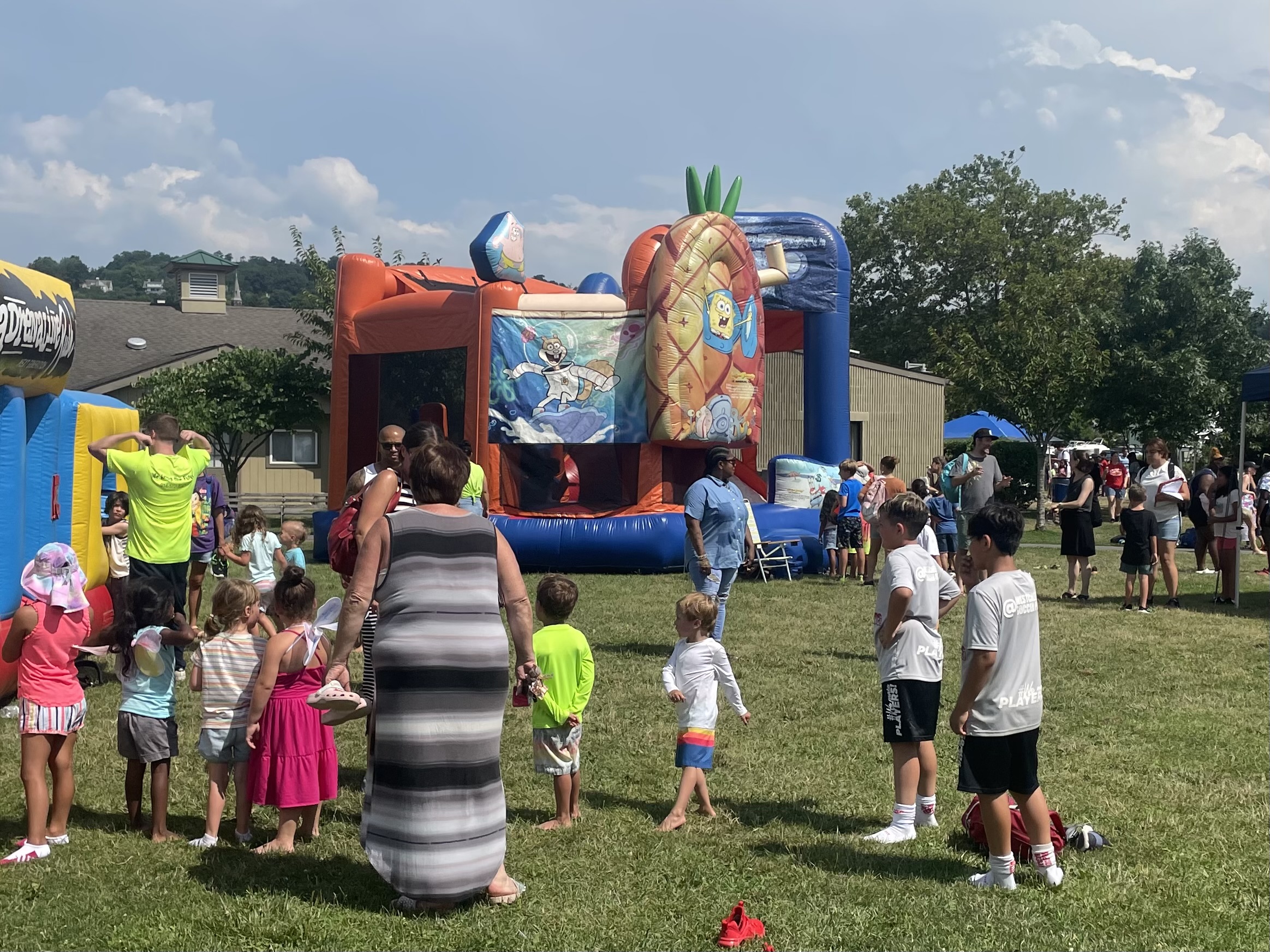 Kids and Cops Have Fun Despite the Heat