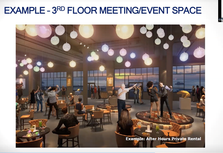Picture presented Council for third floor “market-rate revenue generating" space. (Image: City of Alexandria)