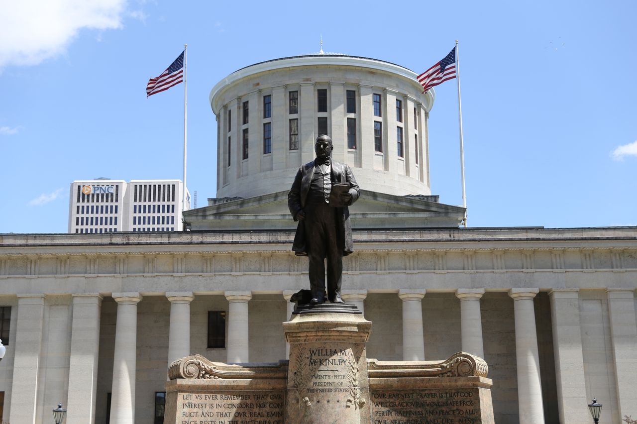 Ohio Statehouse on Capitol Square in Columbus