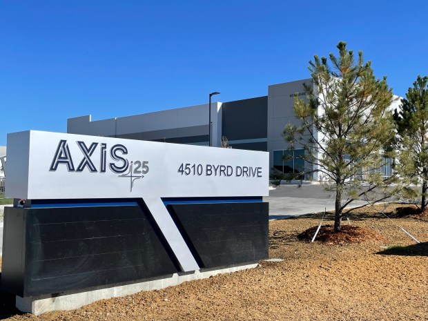 Axis 25, along Interstate 25 in north Loveland, is one of many industrial projects built in the city. (Christopher Wood/BizWest)