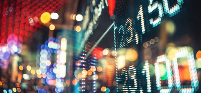Bullwhip effect: Should investors be worried? Stock market quotes display with city scene reflected on glass Bullwhip effect: Should investors be worried? Stock market quotes display with city scene reflected on glass