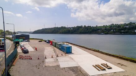 The Boatyard, a new shipping container market is opening in Cobh this weekend. Photo: Rob Coughlan. The Boatyard, a new shipping container market is opening in Cobh this weekend. Photo: Rob Coughlan.