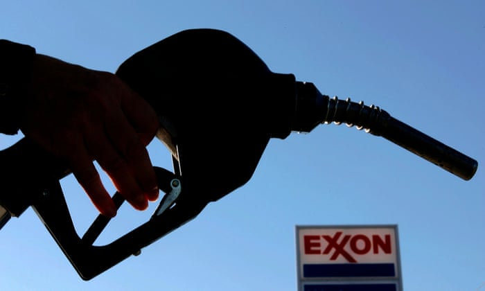 An Exxon gas station.