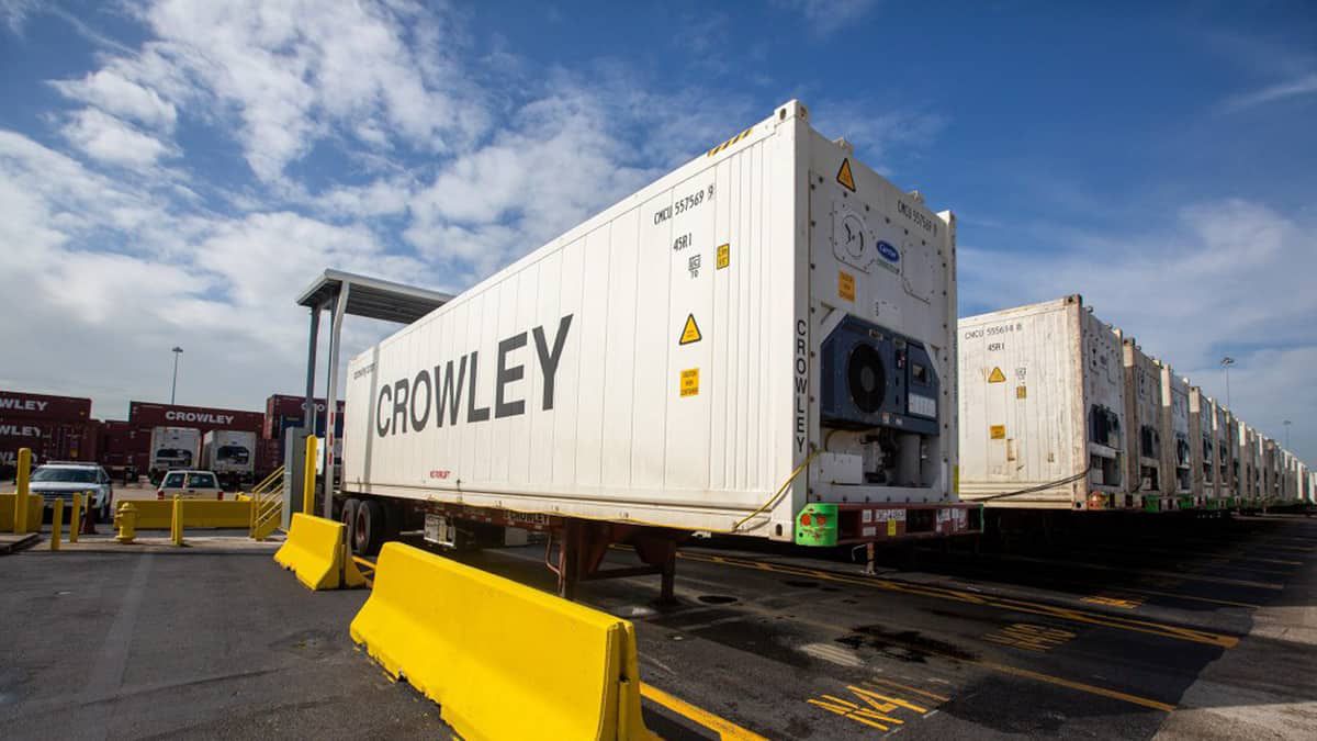 Crowley operates a fleet of nearly 5,000 reefer containers. [Photo: Crowley Maritime]