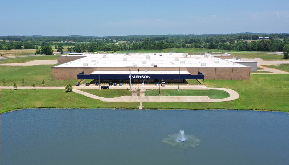 Emerson’s new 277,000-square-foot will create 285 jobs over the next few years.