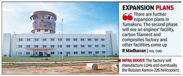 HAL’s Tumakuru helicopter factory ready for Phase-1 ops