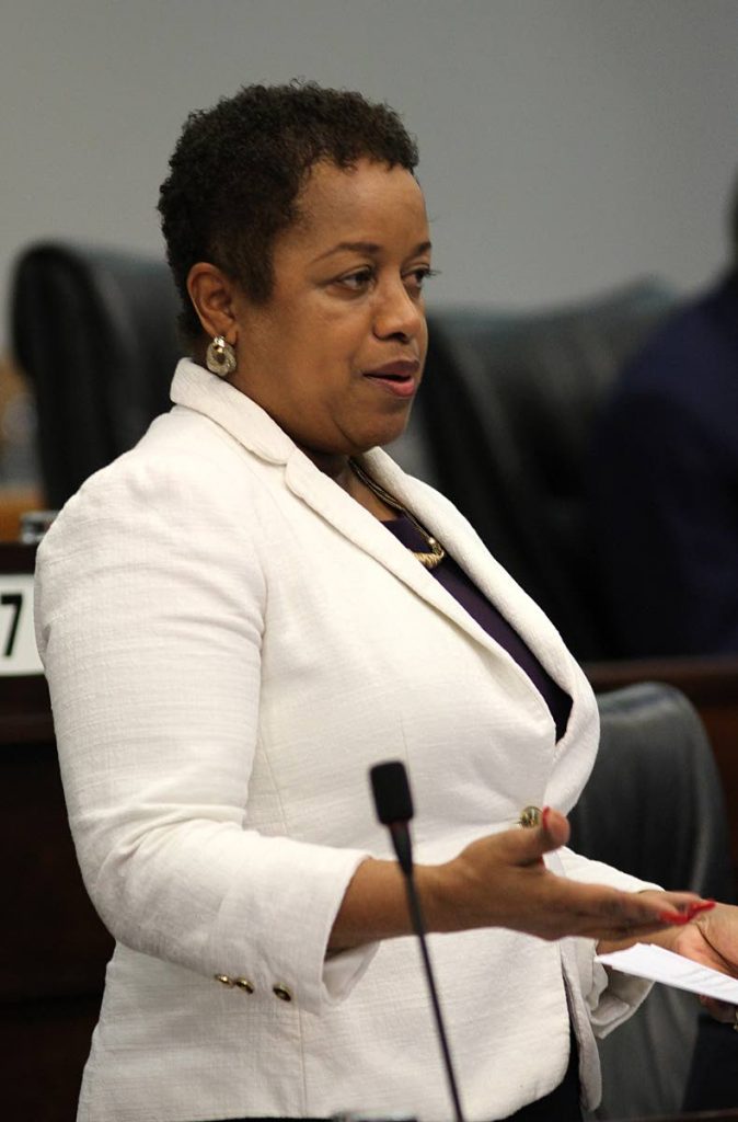 Minister of Public Administration Allyson West