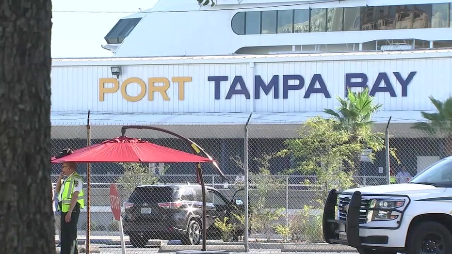 Outside of Port Tampa building