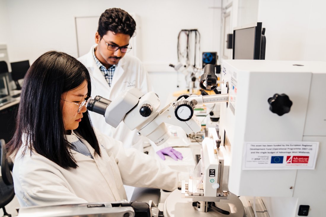 The University of Warwick School of Engineering's new inverter testing equipment in action. Credit: University of Warwick
