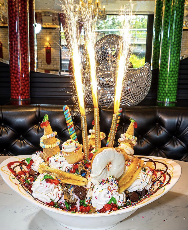 Sugar Factory's massive King Kong Sundae. - FACEBOOK / SUGAR FACTORY