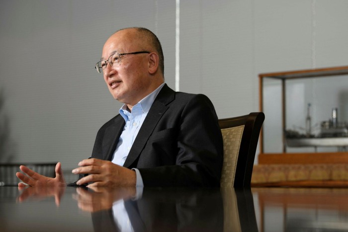 Takeshi Hashimoto, president and chief executive officer of Mitsui OSK Lines