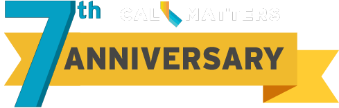 CalMatters 7th Anniversary Logo