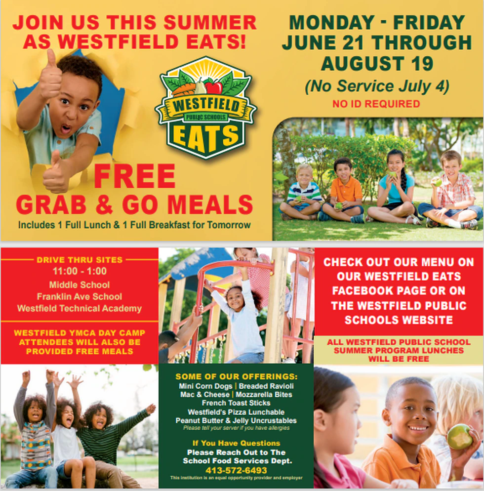 Westfield summer meals