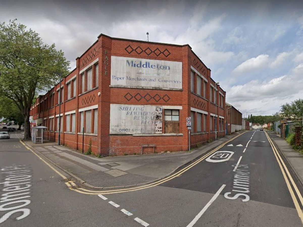 The former Middleton Paper Company site in Willenhall