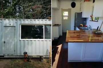 I live in a 20ft shipping container after deciding work life wasn’t for me