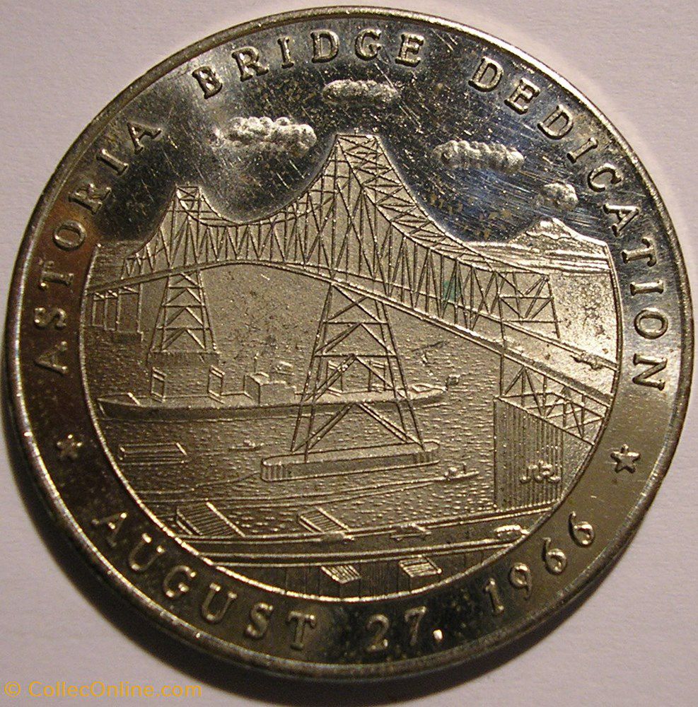 A 1966 bridge dedication token. (Photo: CollecOnline.com)