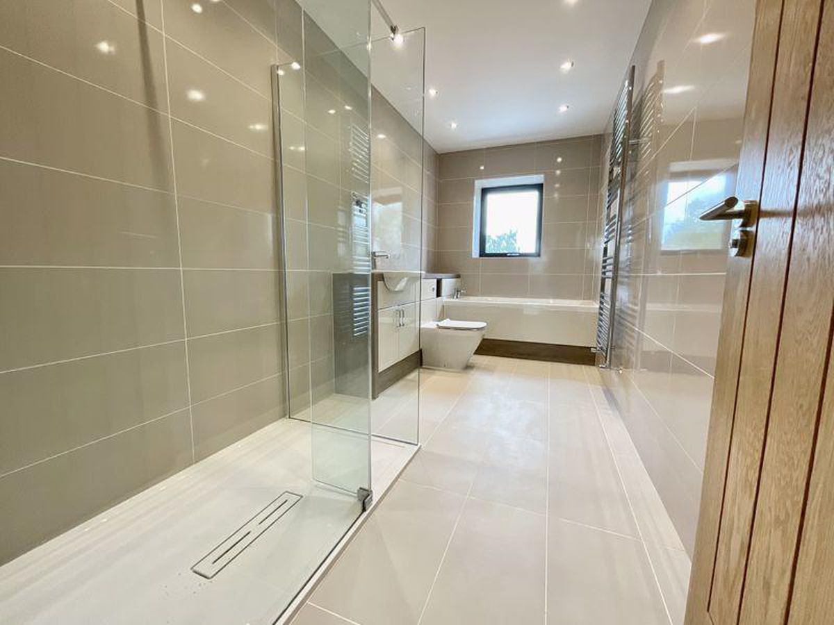 One of the en-suites in the house. Photo: James Du Pavey