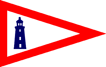 United States Lighthouse Service pennant, flown by its lightships and lighthouse tenders. (Image: Joe McMillan/crwflags.com)