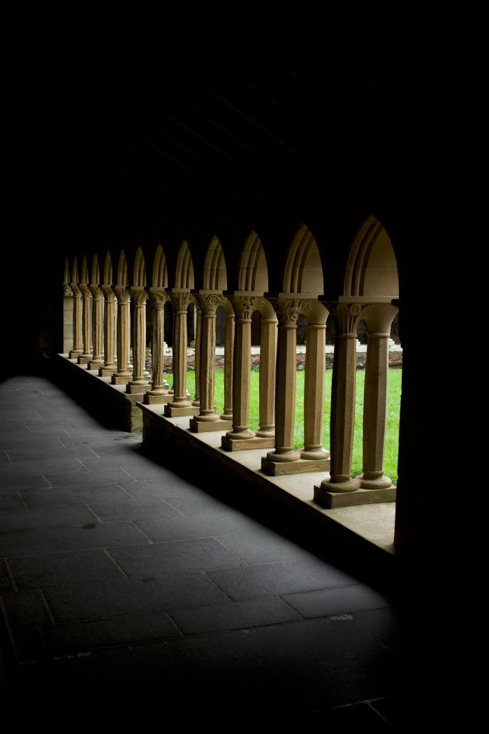 The cloisters of Iona Abbey