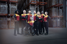 DHL's eight B2B Sidekicks stood together