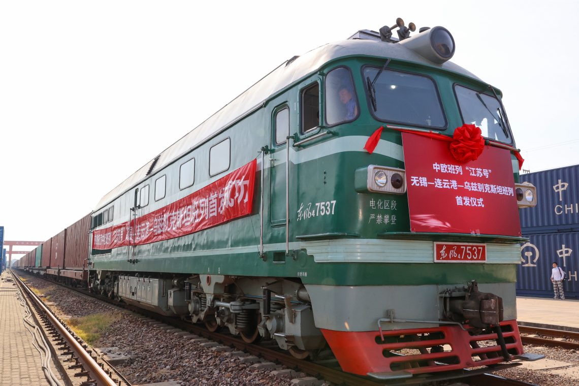 Chinese train Middle Corridor Central Asia