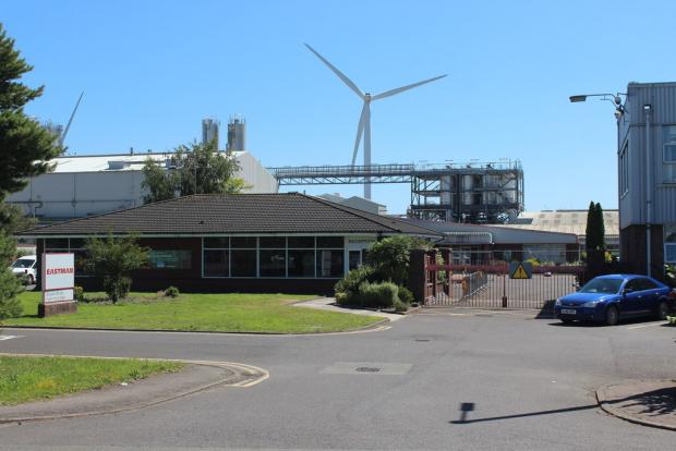 South Wales Argus: Reception building at former Solutia site, now owned by Eastman. Photo: M J Roscoe CC BY-SA 2.0