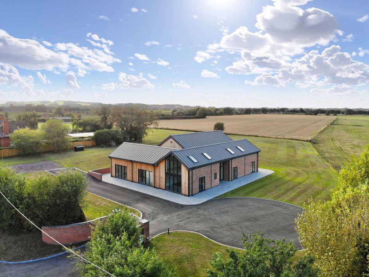 The former Cadbury factory at Stoke on Tern, now a luxury home. Photo: James Du Pavey