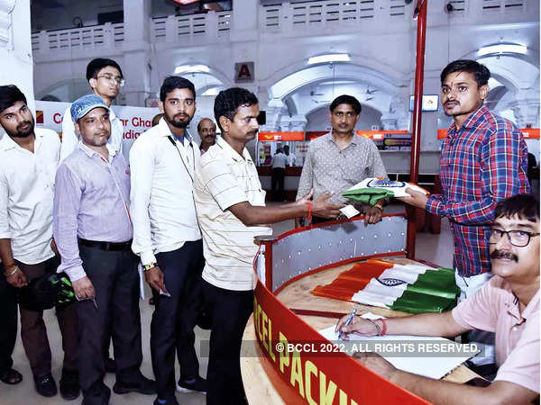 Flags sales at GPO Lucknow has exceeded 28,000 this year in just a few days, as per the Nodal Officer Flags sales at GPO Lucknow has exceeded 28,000 this year in just a few days, as per the Nodal Officer