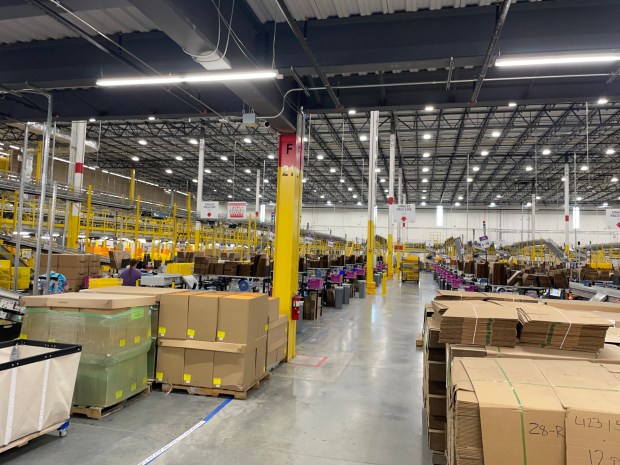 The Amazon fulfillment center in Upper Bern Township. (PHOTO COURTESY AMAZON)