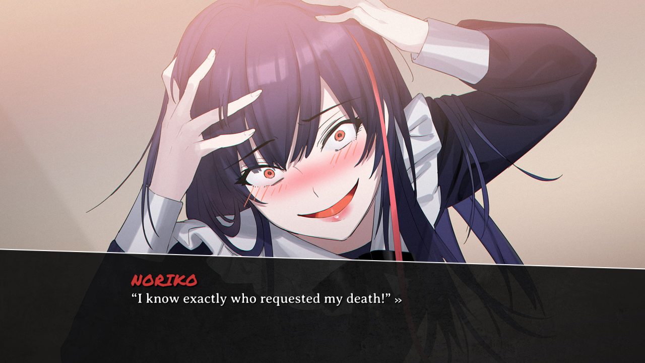 Corpse Factory protagonist Noriko Kurosawa having a psychotic episode.