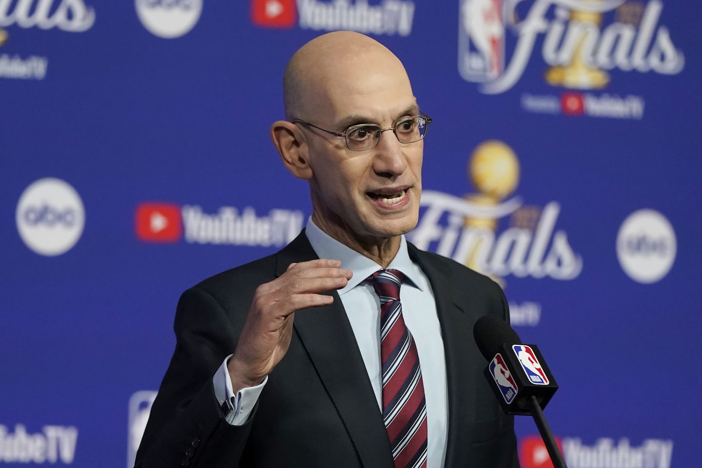 Adam SIlver and the NBA are trying to cut down on travel for teams this season.
