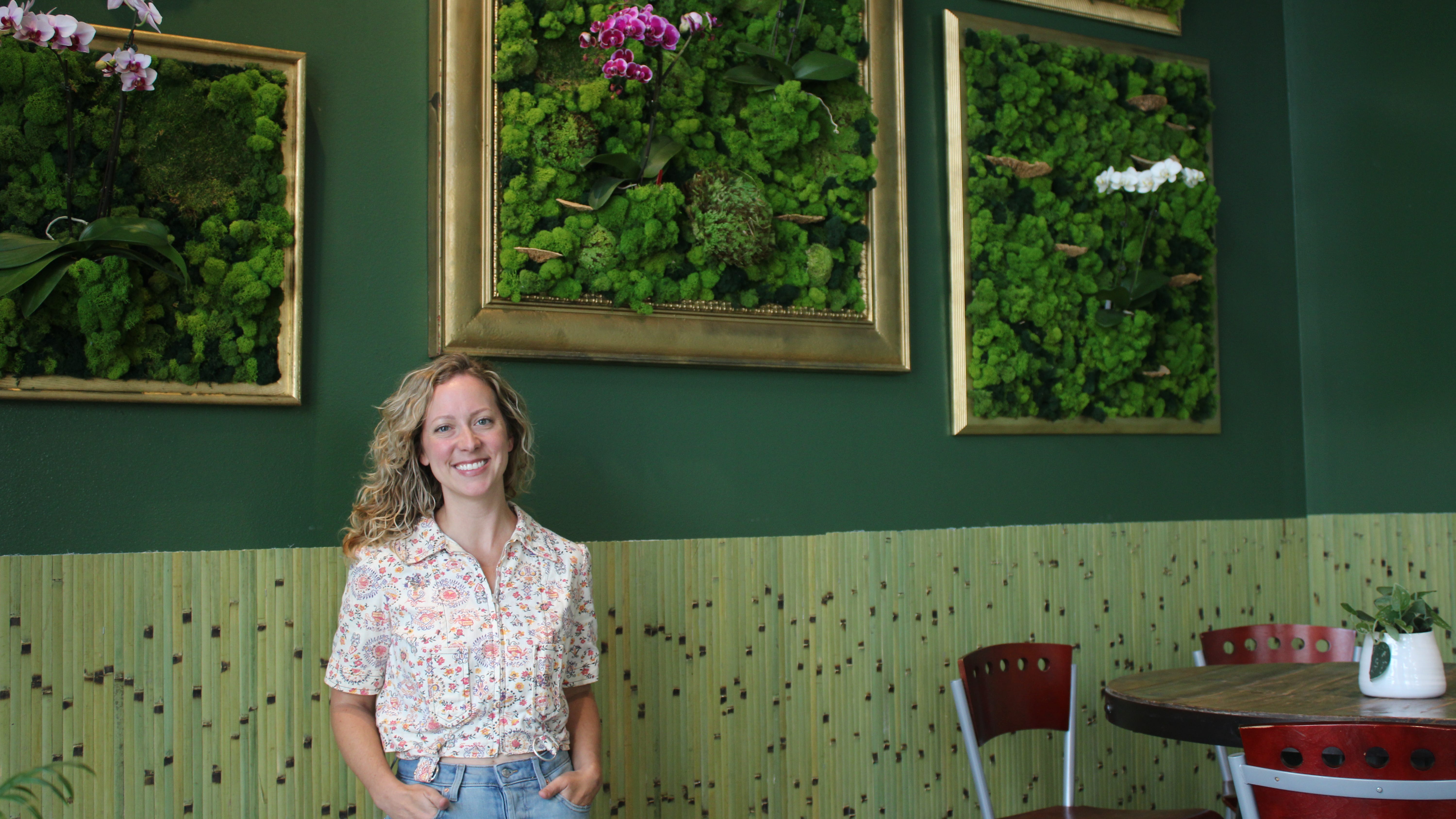 Emily Salmonson is the owner of The Green House in Iowa City, a plant-themed bar located at 505 E. Washington St.