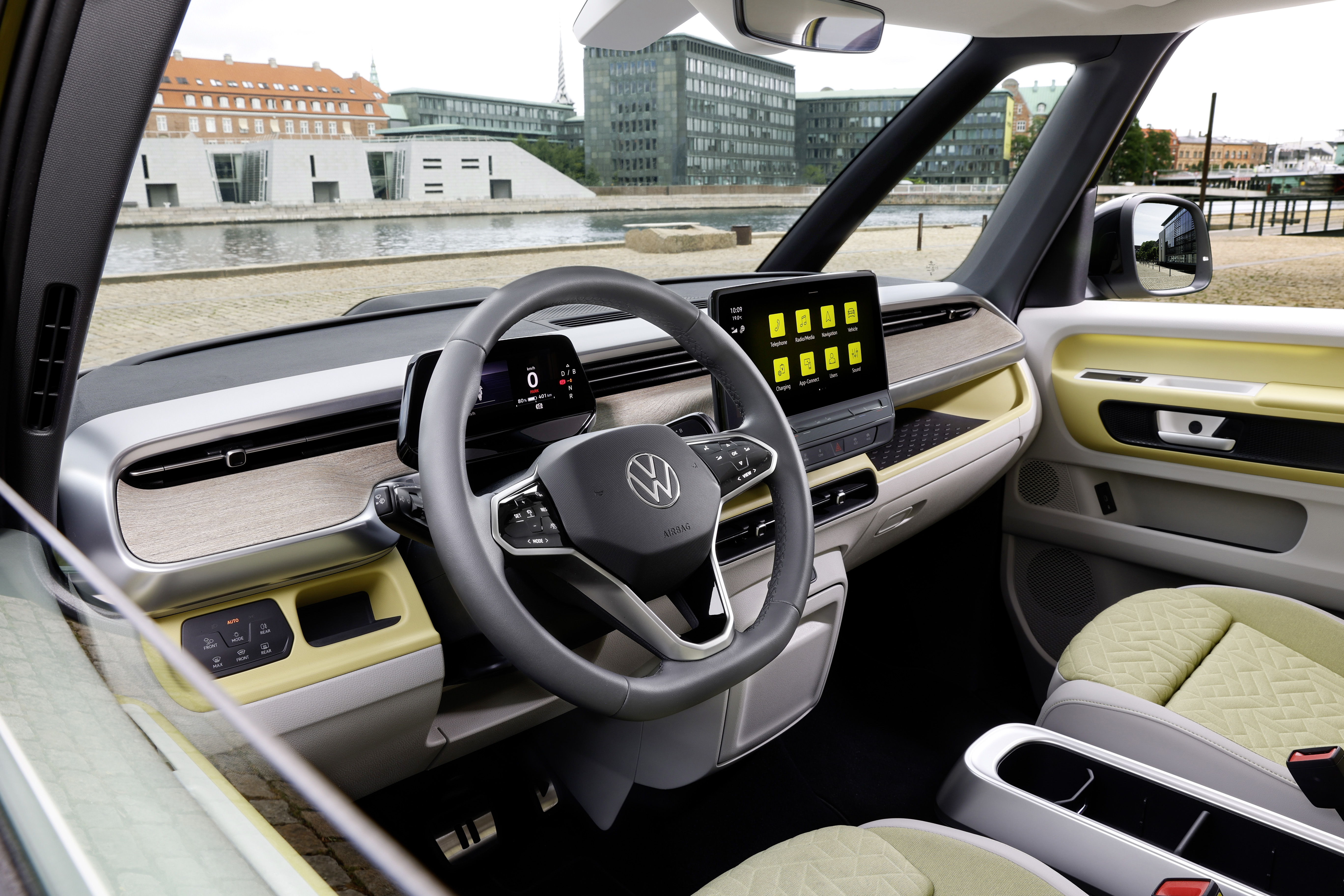 The ID Buzz is equipped with advanced technology and a flexible interior for intelligent seating
