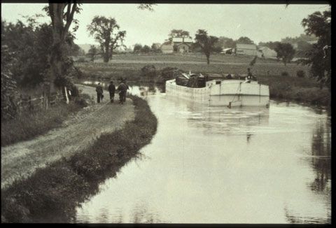 The Champlain Canal in 1895. (Photo: Howard Pyle/northcountryundergroundrailroad.com)