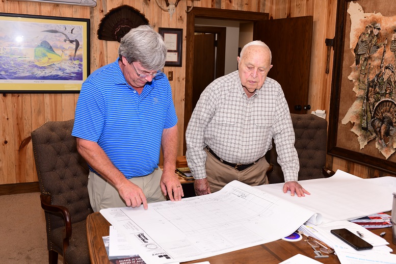 Bob Dunlap and Dennis King planning construction web.jpg