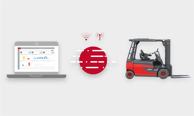 Linde's Fleetfocus includes a dual WI-FI GPRS (3G and 4G) system