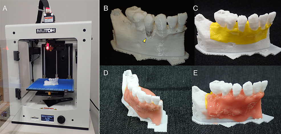3D-printer-and-fabricated-3D-models.
