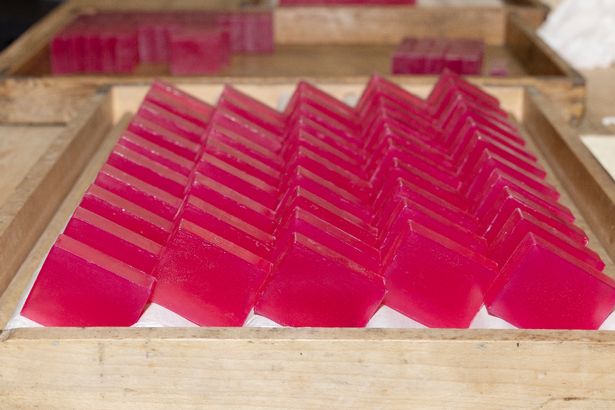 Some of the soap produced at Droyt soap factory, Chorley