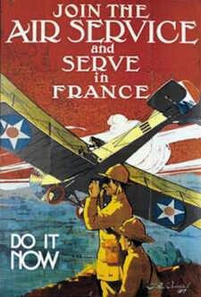 Another World War I recruiting poster for the Army Air Service. (Image: USAF)