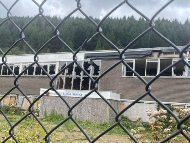 South Wales Argus: The factory in disrepair picture: Lynne – Marie Lane