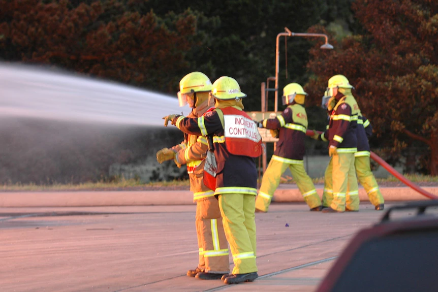 Firefighter training
