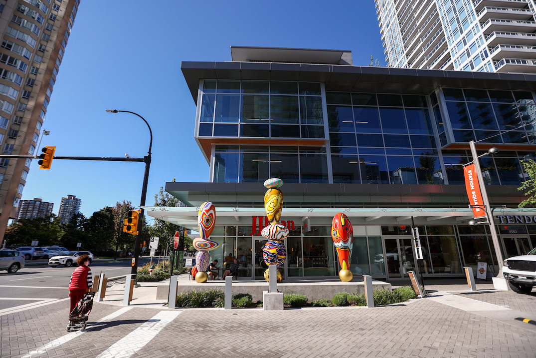 fordite douglas coupland station square burnaby metrotown