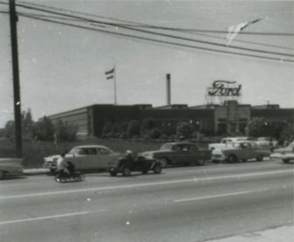 ford plant station square burnaby 1938