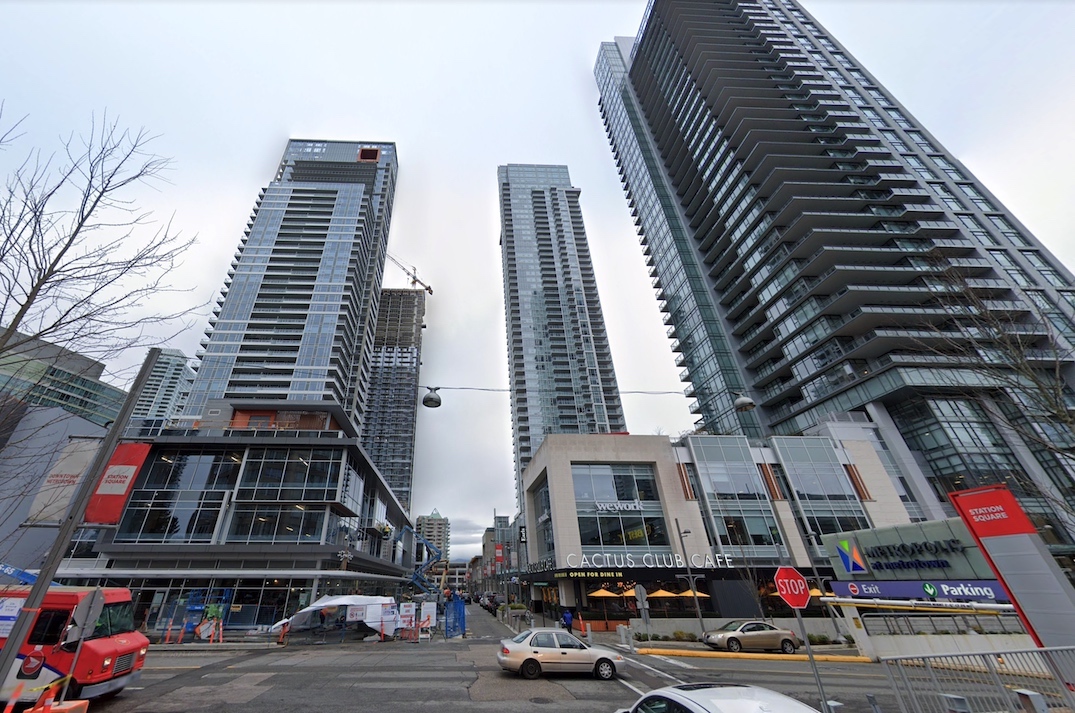 station square burnaby december 2020