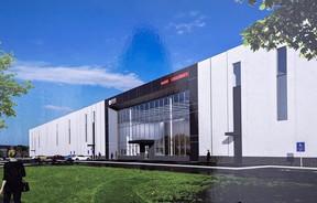 An artist’s rendering of the $104 million US Barry Callebault chocolate factory to be constructed in the Northwest Industrial Area of Brantford, Ontario.
