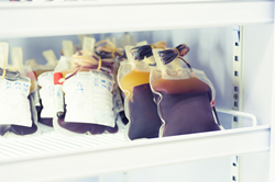 Blood bank supply chain using blockchain tech.
